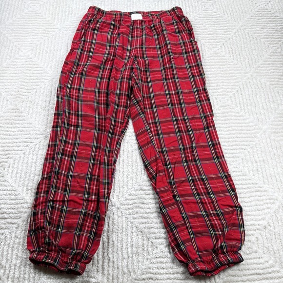 J.CREW Other - J Crew Pajama Pants Womens S Red Plaid Holiday Lounge Cabincore Lagenlook